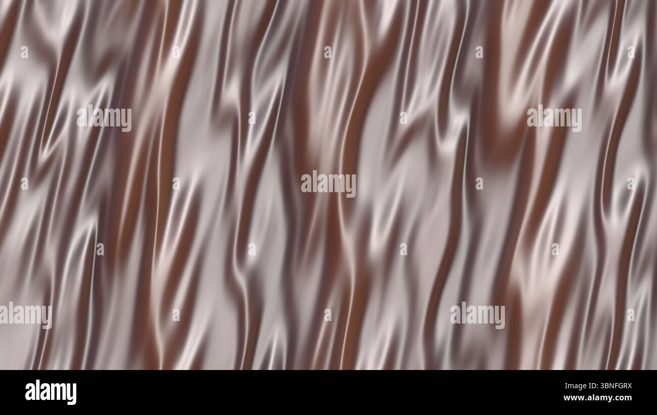 Nahtlose Swirled Brown Marble Textur - abstrakter Flüssigkeits-Strömungsmuster Hintergrund für Innendesign und digitale Anwendungen Stockfoto