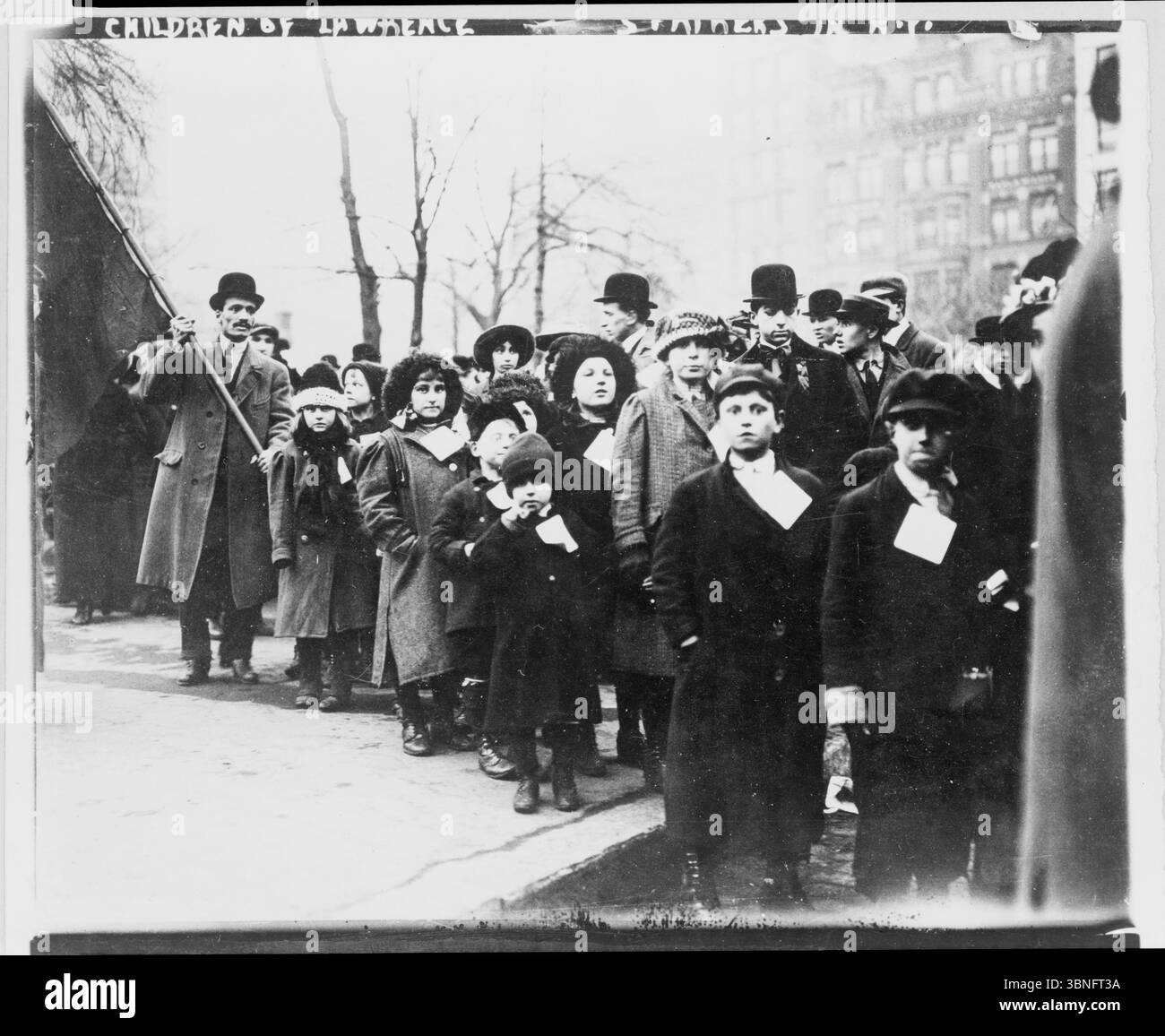 1912 Lawrence Textile Strike: Kinder von Lawrence--Streikende Stockfoto