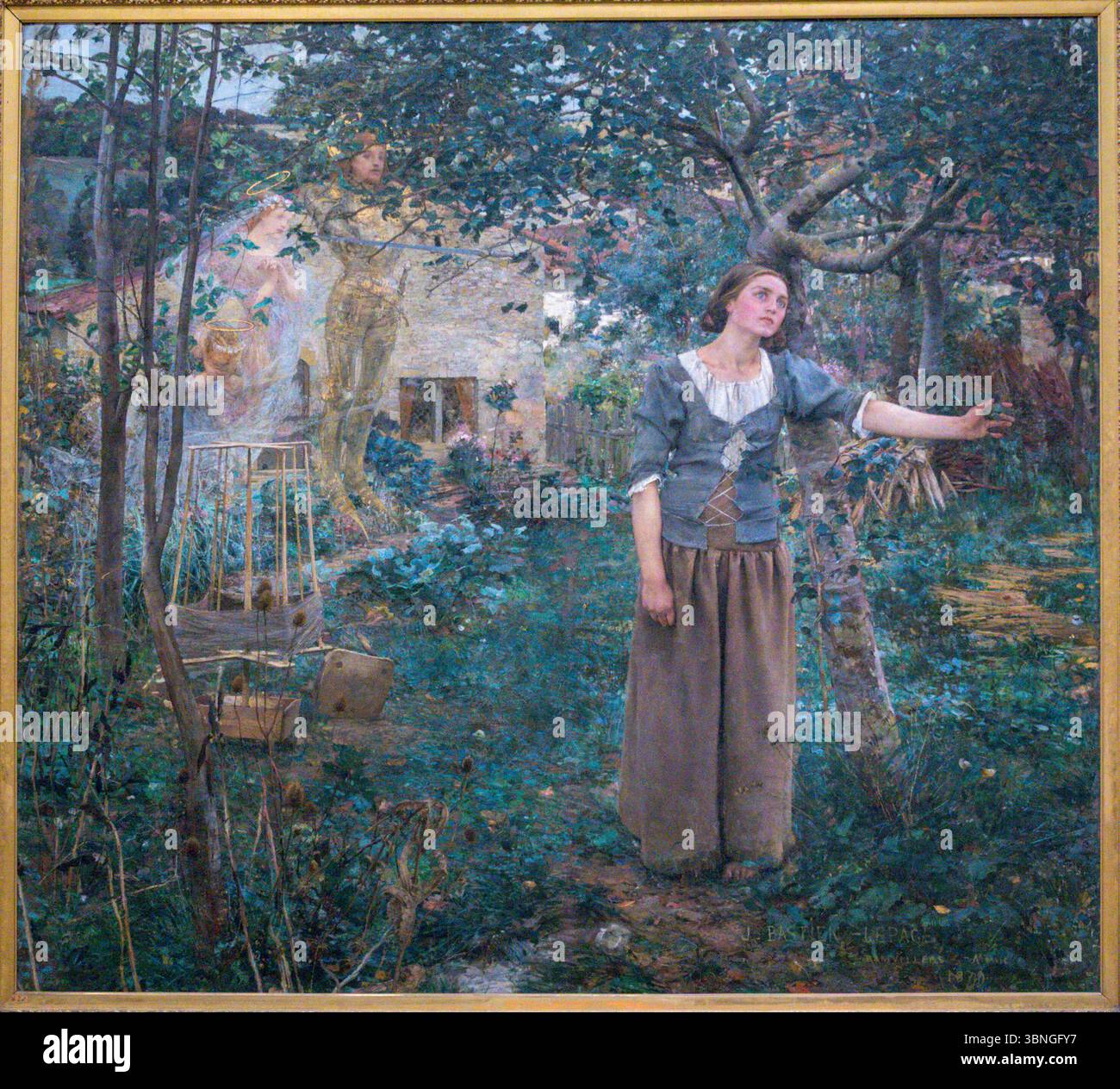 Joan of Arc, Gemälde von Jules Bastien-Lepage, Französisch, 1879, Öl auf Leinwand, Metropolitan Museum of Art, New York City, USA Stockfoto