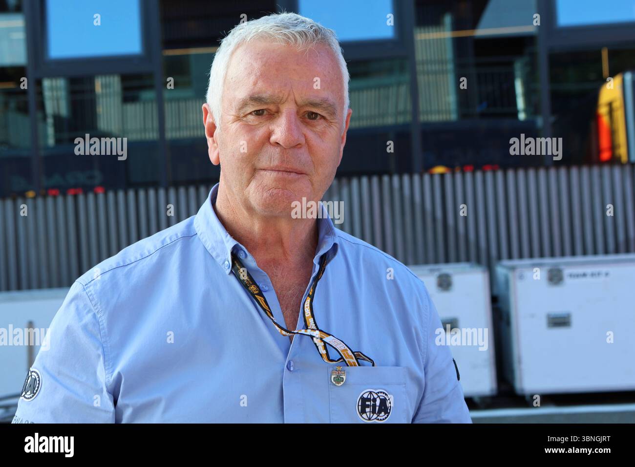 Red Bull Ring, 29. Juni 2025. Formel 1 MSC Cruises großer Preis von Österreich 2025. Im Bild: Ehemaliger Grand-prix-Fahrer Derek Warwick © Piotr Zajac/Alamy Live News Stockfoto