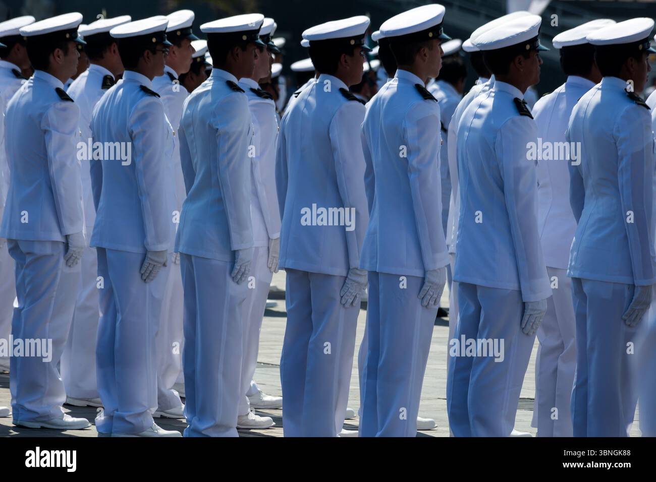 Mexikanische Marine-Kadetten. Veracruz, Mexiko Stockfoto
