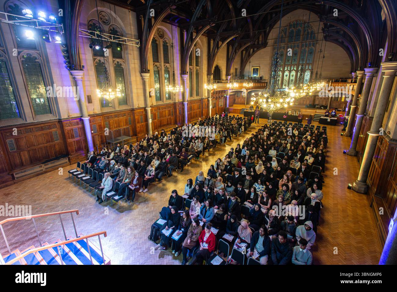 Ein Bild vom MAP Celebration Evening, der am Montag, den 17. Februar 2025, in der Whitworth Hall in der University of Manchester abgehalten wurde. Stockfoto