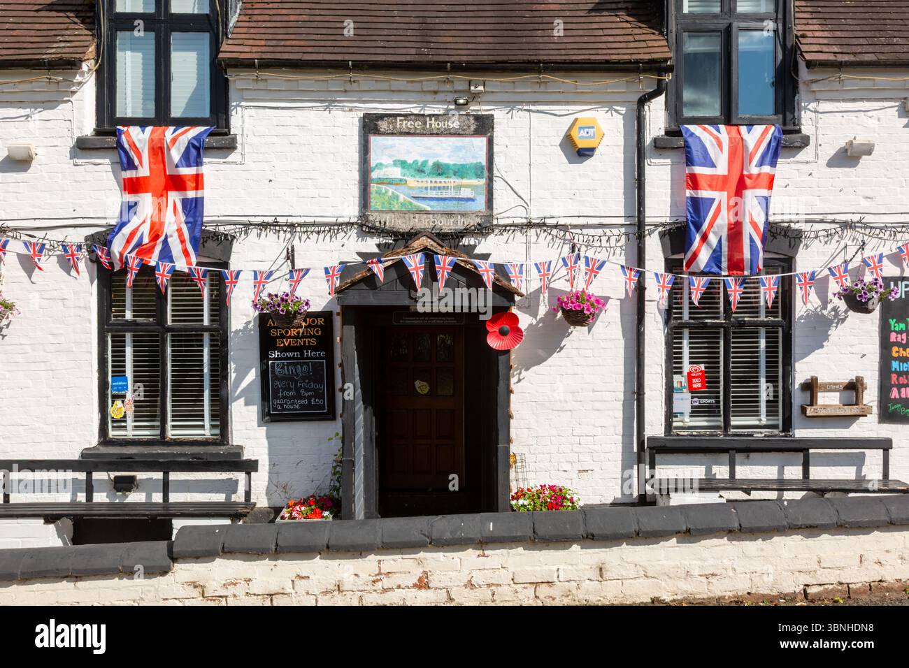 The Harbour Inn, Arley, Worcs, UK.2025 Stockfoto