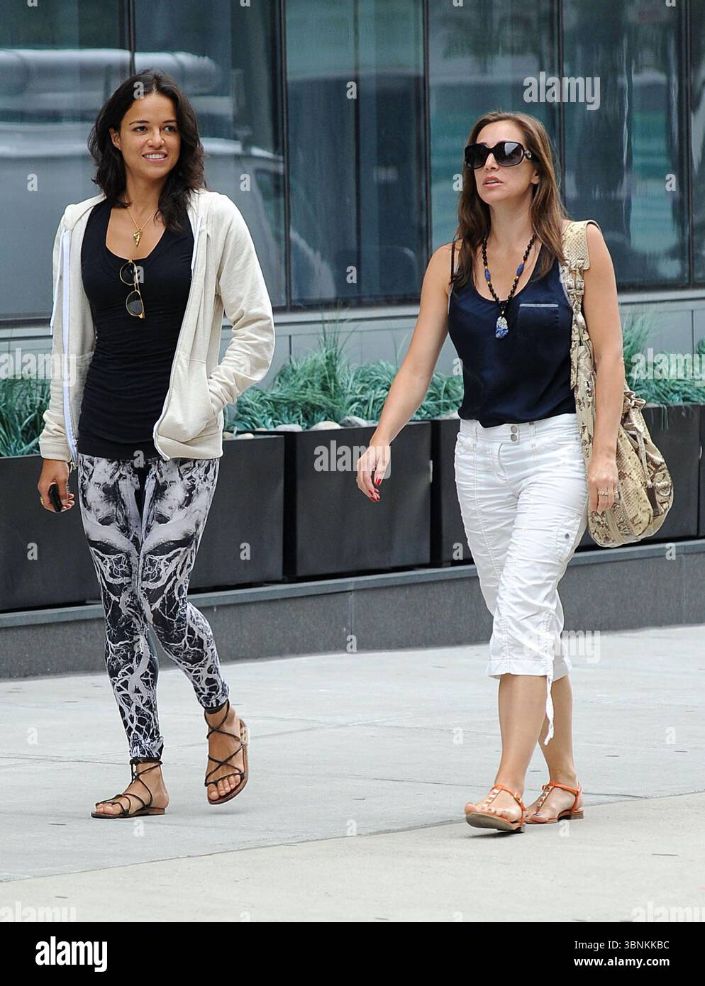 Michelle Rodriguez in New York City - 28. Juli 2011 Stockfoto