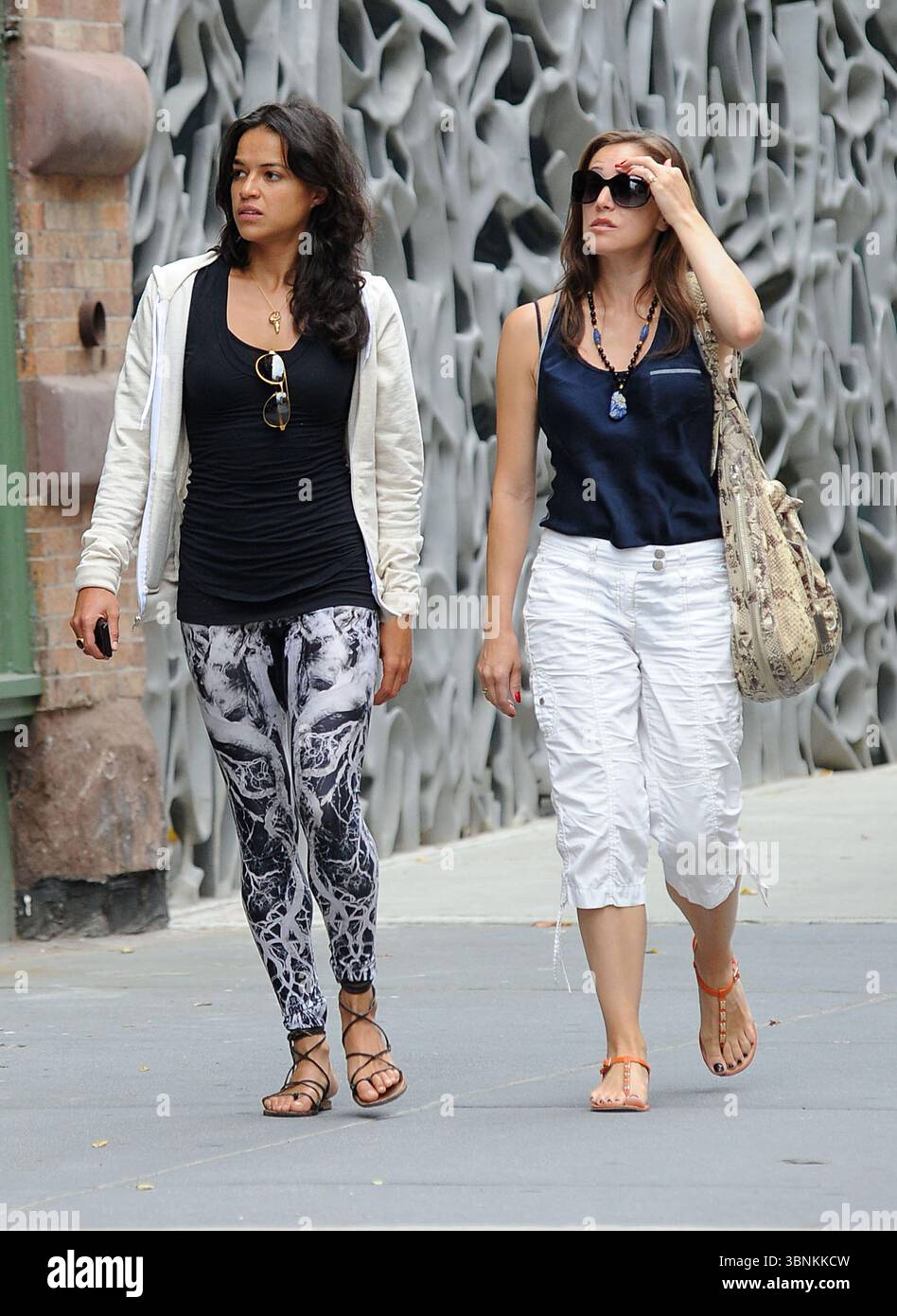 Michelle Rodriguez in New York City - 28. Juli 2011 Stockfoto