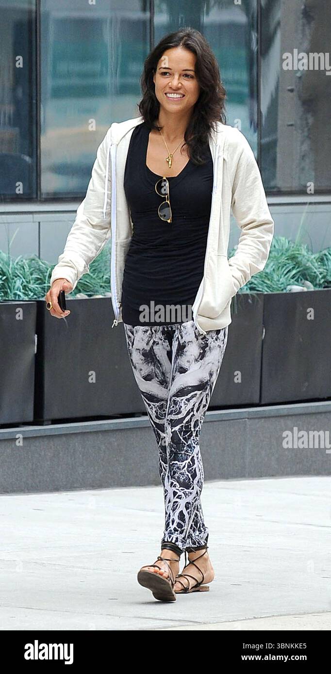 Michelle Rodriguez in New York City - 28. Juli 2011 Stockfoto