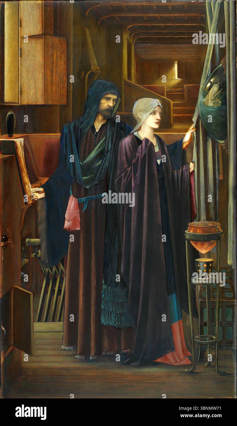 Der Zauberer von Edward Burne-Jones 1898 Stockfoto