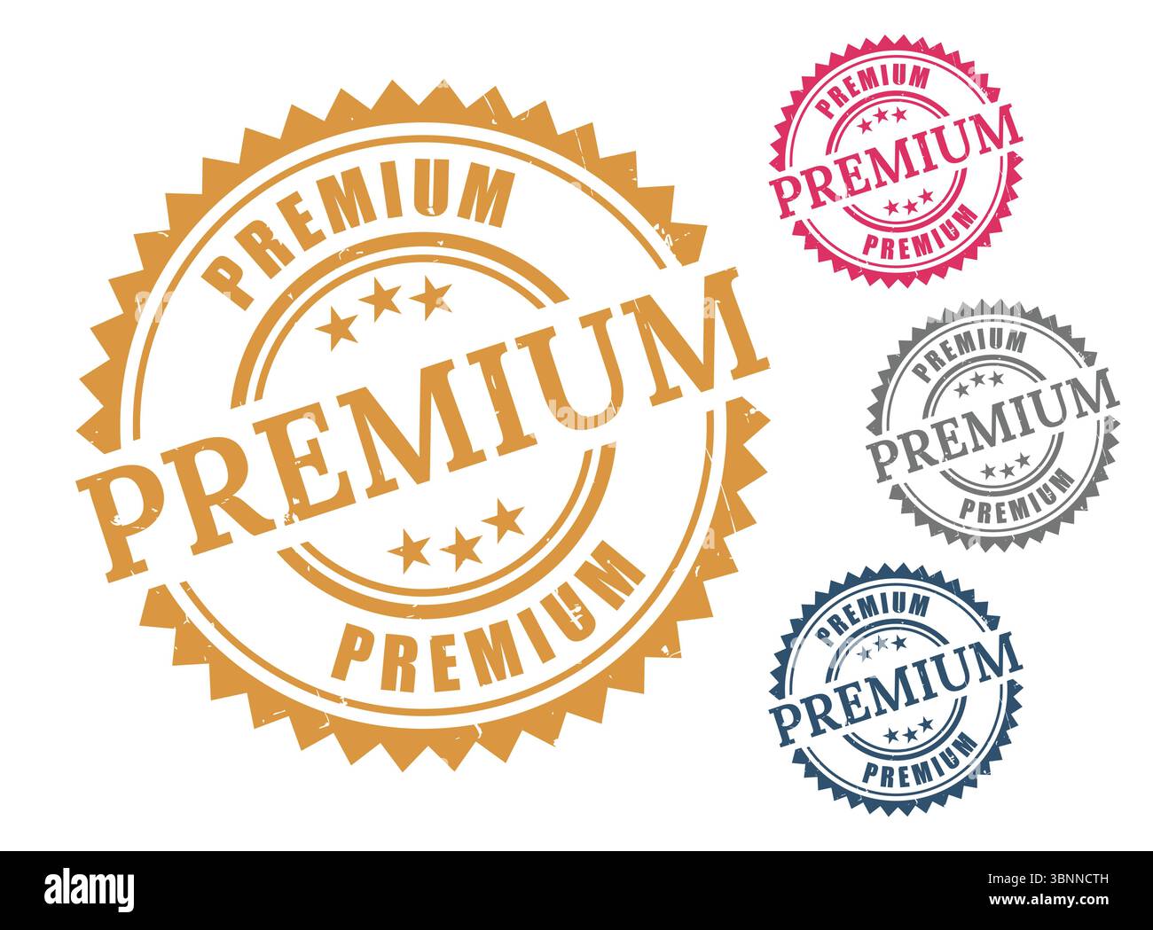 Premium Quality Seals Vektorgrafiken für Branding und Marketing Stock Vektor