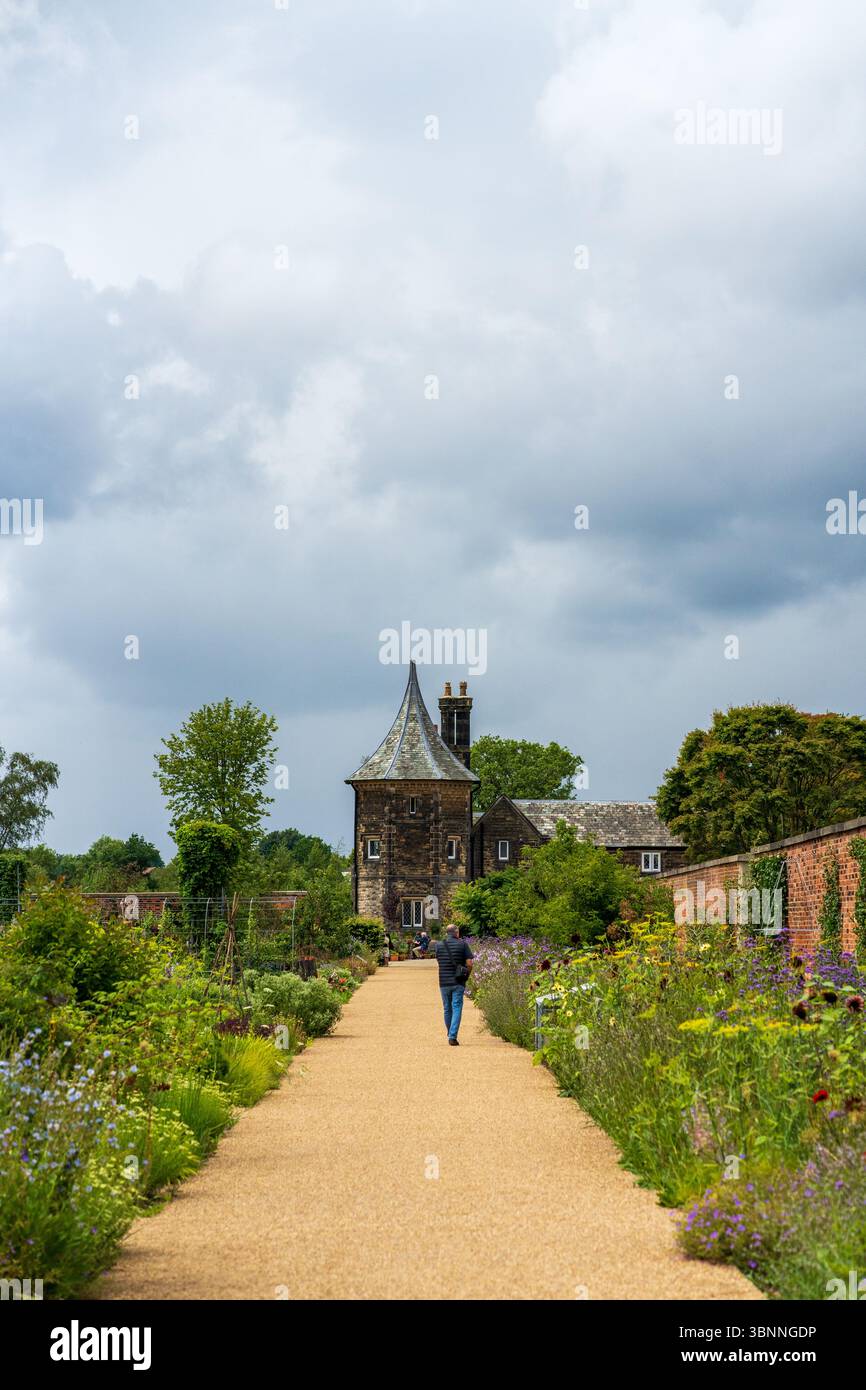 Ummauerter Garten bei RHS Bridgewater Stockfoto