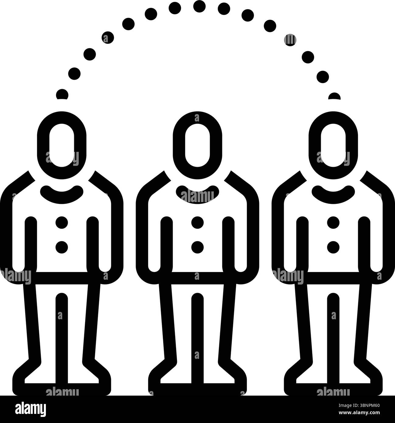 Symbol für öffentliches Bild, öffentlich Stock Vektor