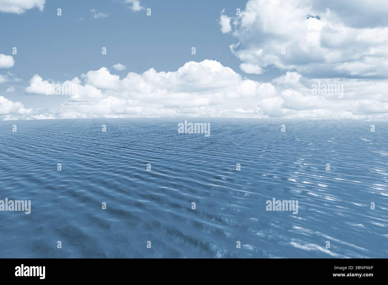 Malerische Aussicht auf Seelandschaft gegen Himmel Stockfoto
