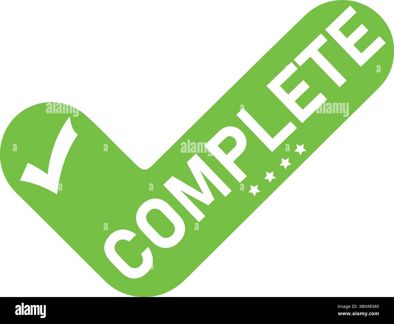 Symbole für grüne Häkchen – Vektor für genehmigte, bestätigte und erfolgreiche Symbole Stock Vektor