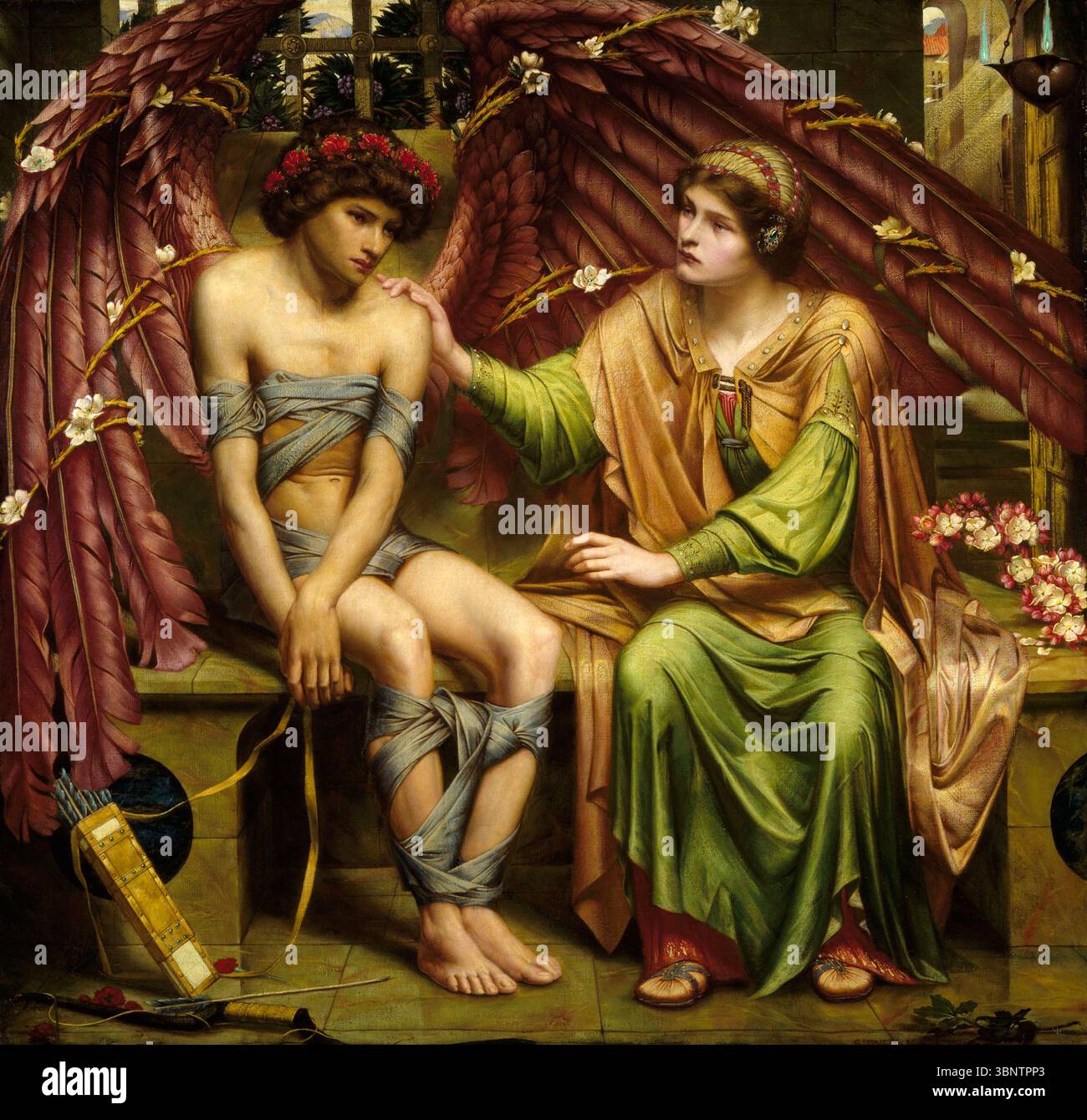 Hope Trost Love in Bondage von Sidney Harold Meteyard im Jahr 1901 Stockfoto