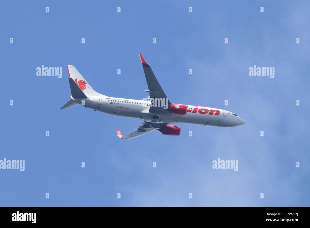 HS-LUQ Boeing 737-800 der Thai Lionair Airline. Stockfoto