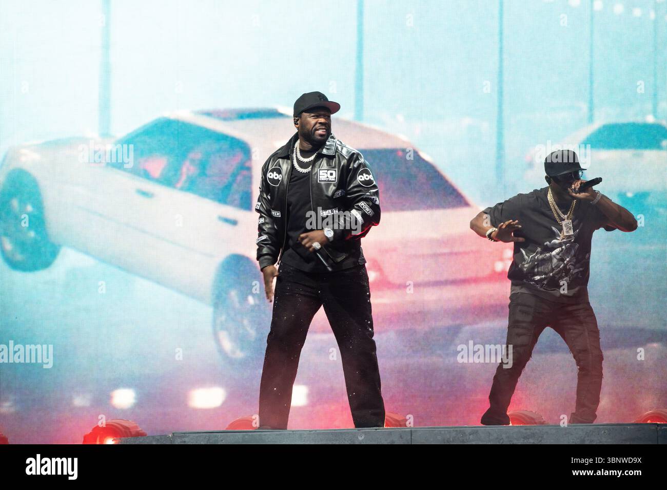 London, Vereinigtes Königreich. Juli 2025. 50 Cent veranstaltet seine Legacy Tour im Tottenham Hotspur Stadium. Cristina Massei/Alamy Live News Stockfoto