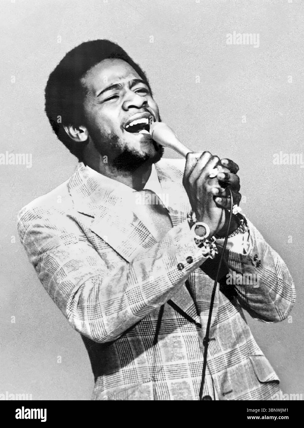 Al Green. Porträt des amerikanischen Sängers/Songwriters Albert Leornes Greene (* 1946), Werbefoto, 1973 Stockfoto