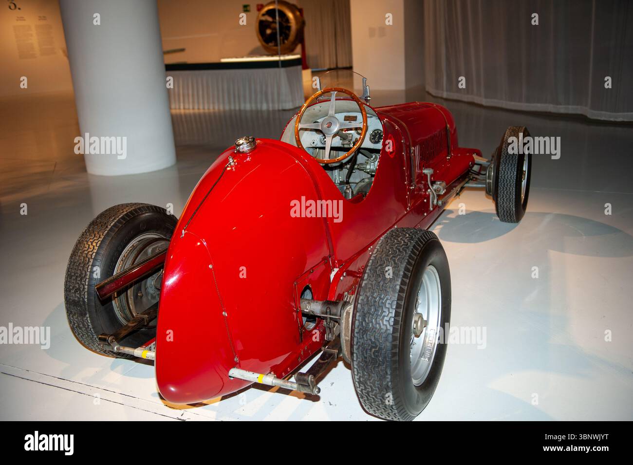 Maserati 6 cm: Rückansicht des Autos im Automobilmuseum von Turin Stockfoto