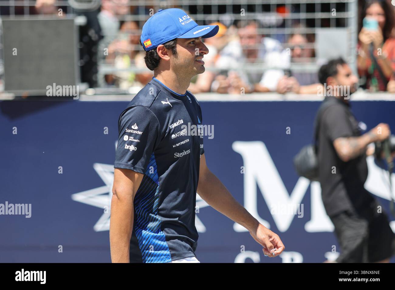 Red Bull Ring, 29. Juni 2025. Formel 1 MSC Cruises großer Preis von Österreich 2025. Im Bild: Carlos Sainz (SPA) von Atlassian Williams Racing © Piotr Zajac/Alamy Live News Stockfoto