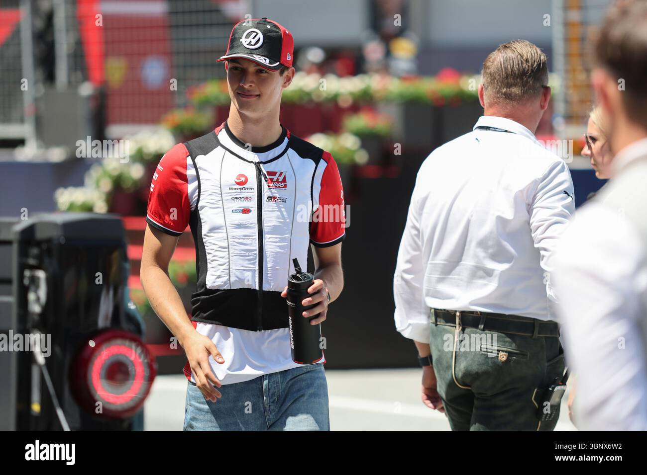 Red Bull Ring, 29. Juni 2025. Formel 1 MSC Cruises großer Preis von Österreich 2025. Im Bild: Oliver Bearman (GBR) vom MoneyGram Haas F1 Team © Piotr Zajac/Alamy Live News Stockfoto