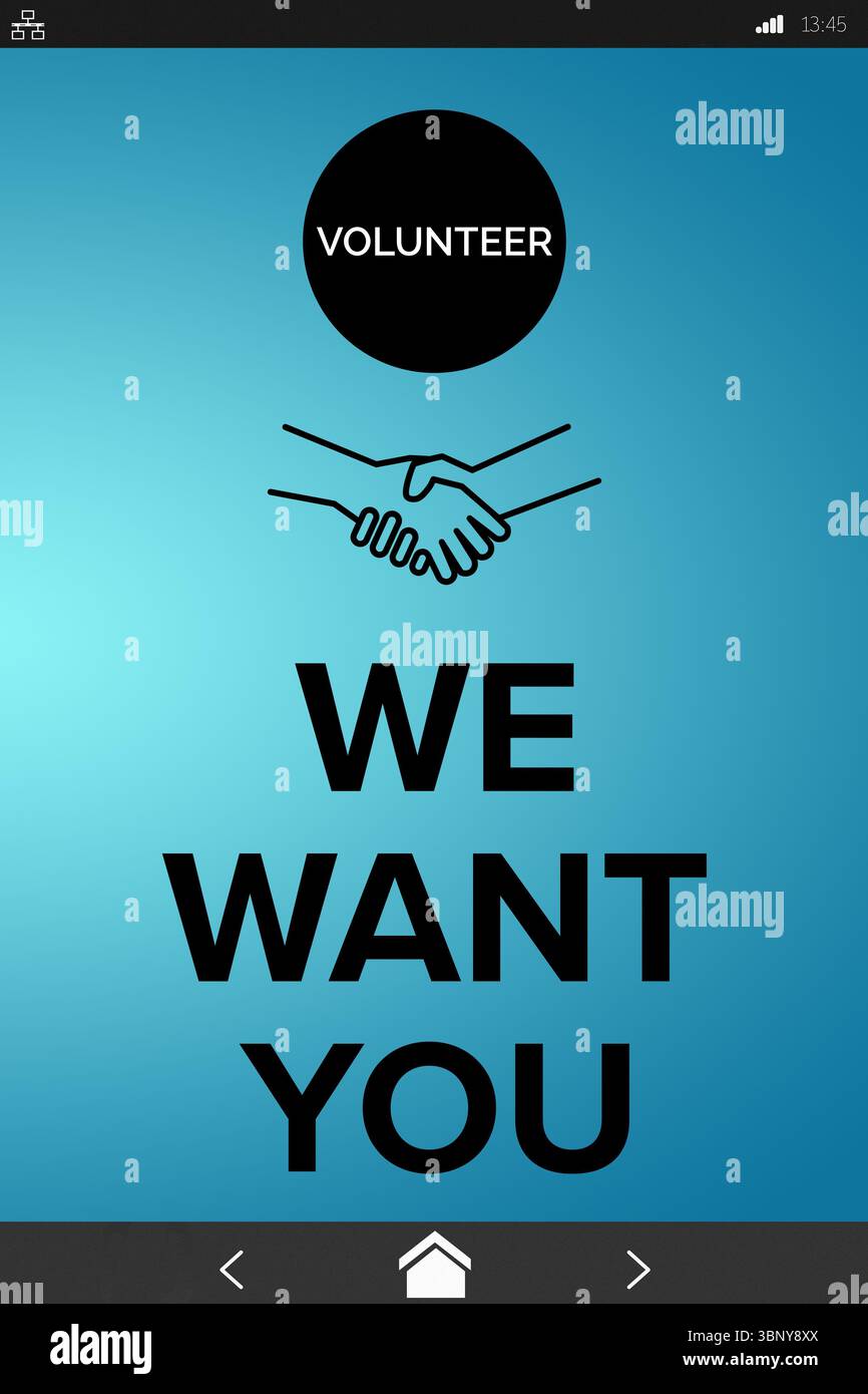 Digital zusammengesetztes Bild von Wir wünschen Ihnen Text mit Symbolen Stockfoto