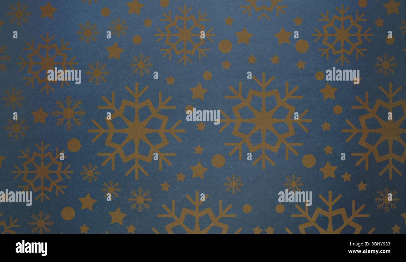 Schneeflocken-Tapetenmuster Stockfoto