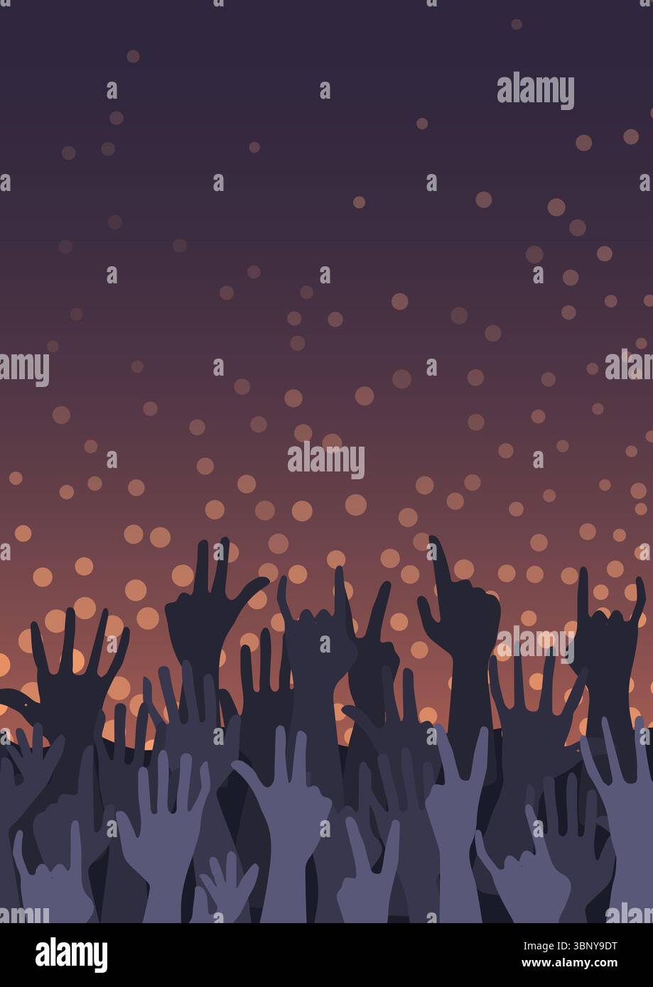 Illustration von Silvesterabend Stockfoto