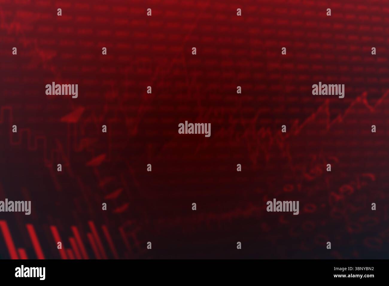 Grafische Darstellung der Börse Stockfoto