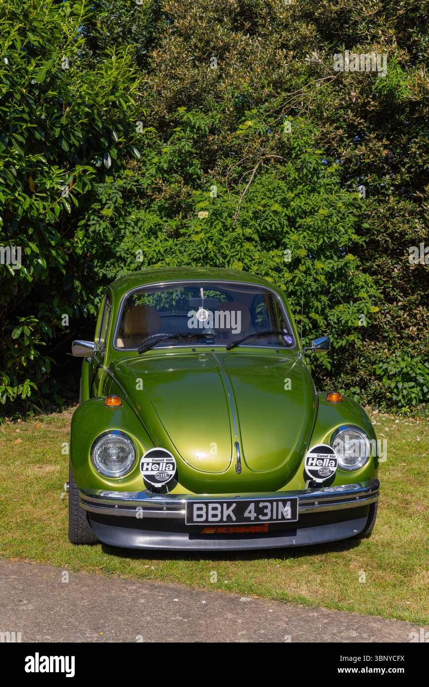 Clevedon Kaffee und Autos Stockfoto