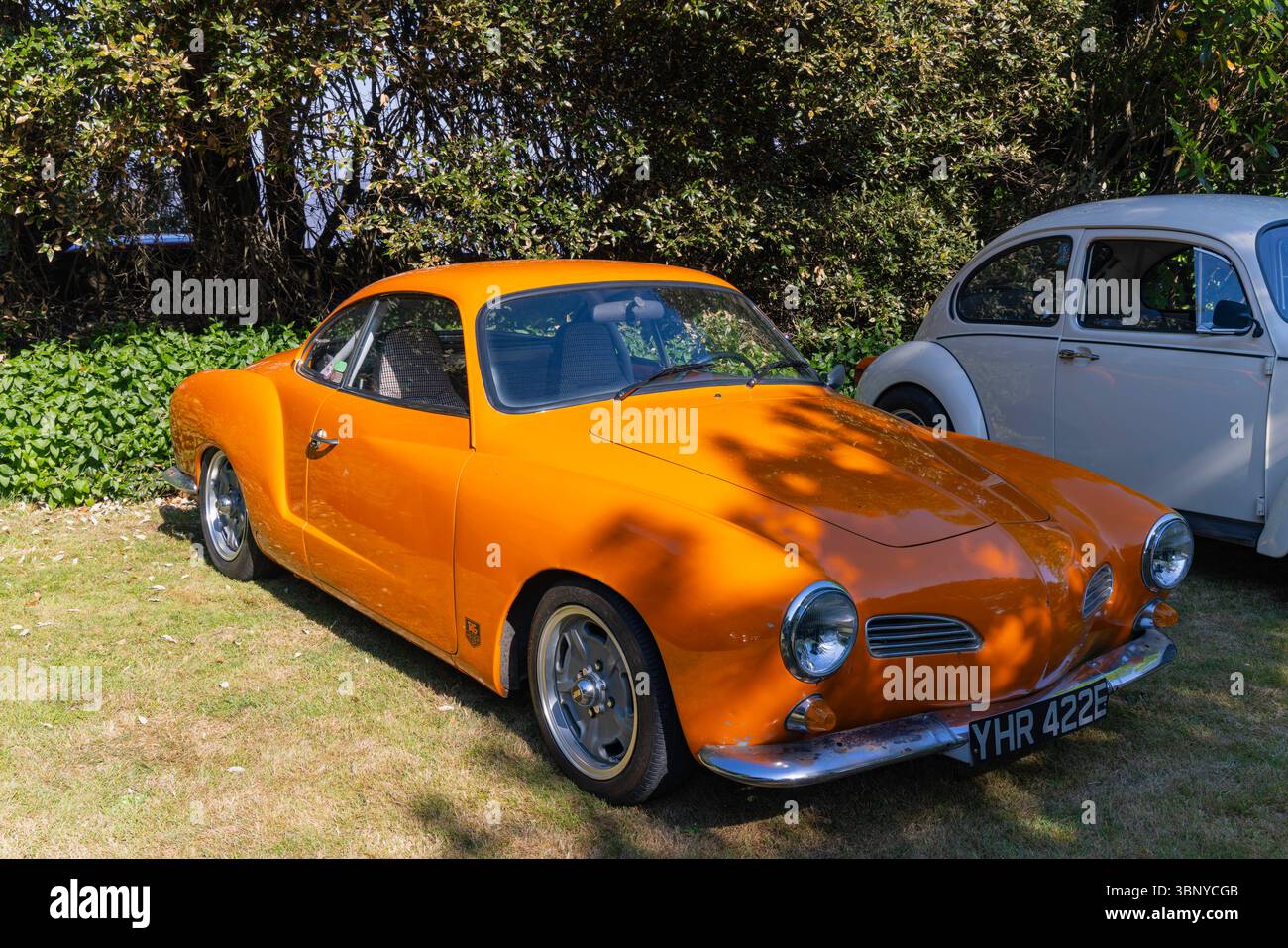 Clevedon Kaffee und Autos Stockfoto