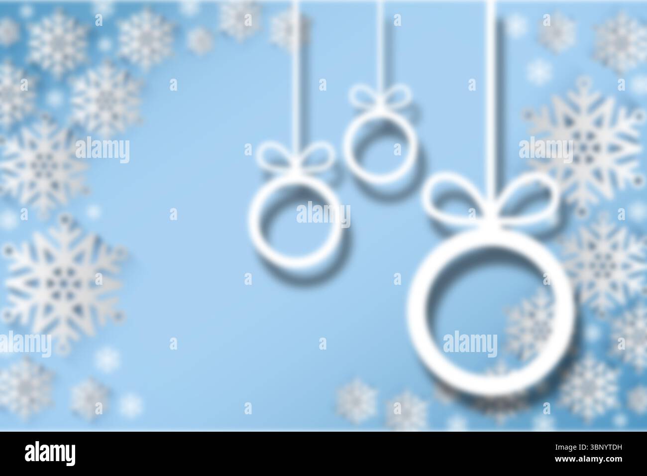 Verschwommener weihnachtshintergrund Stockfoto