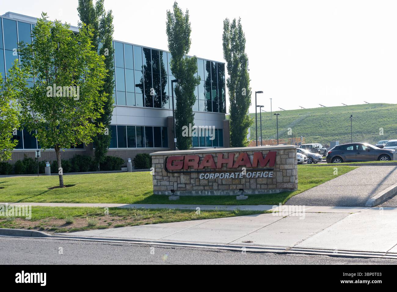 Graham Corporate Office in Calgary, ab, Kanada, am 4. Juli 2023. Stockfoto