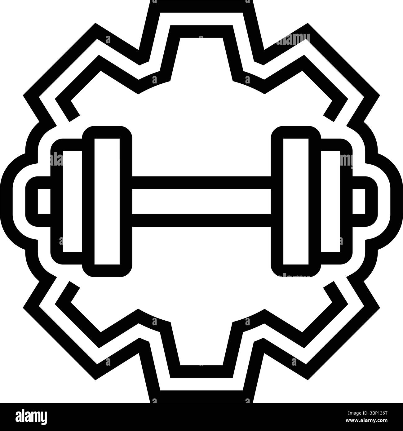 Vektorgrafik für Linien mit hoher Tragfähigkeit Stock Vektor