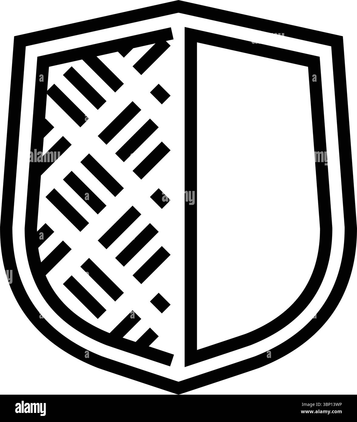 Rutschfeste Grundlinie Symbolvektor-Illustration Stock Vektor