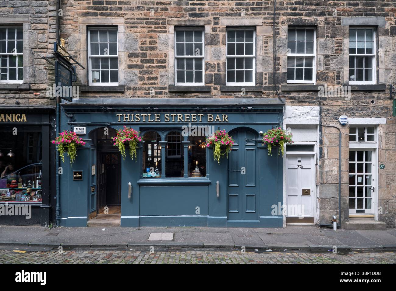 Thistle Street Bar in Edinburghs Neustadt. Stockfoto