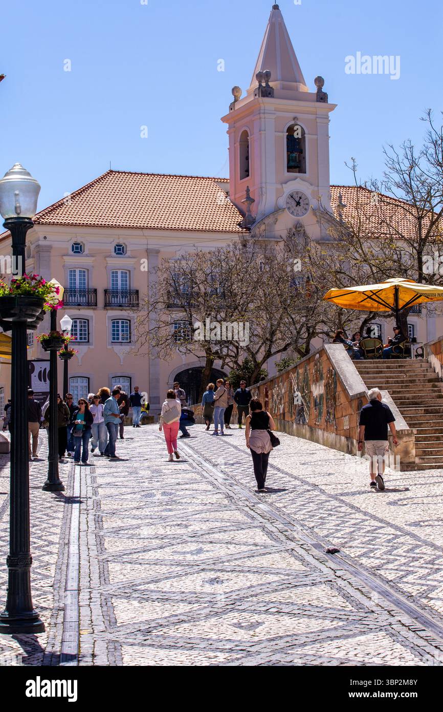 Das Rathaus (Câmara Municipal) in Aveiro, Portugal, befindet sich in der Praca da República Stockfoto
