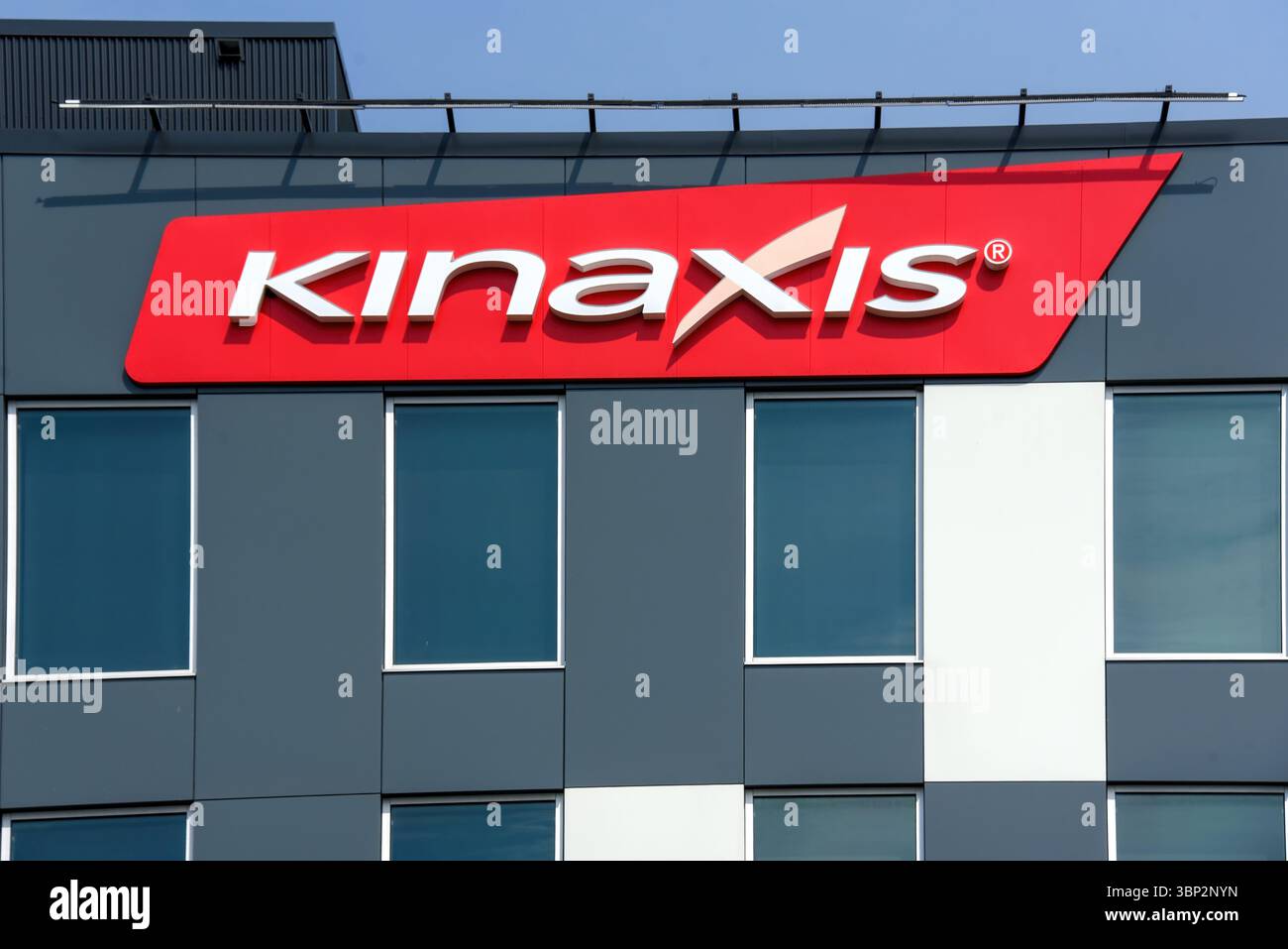 Ottawa, Kanada – 5. Juli 2025: Kinaxis ist ein IT-Serviceunternehmen für Supply Chain Management, Vertrieb und Betriebsplanung mit Sitz in Kanata West Busin Stockfoto