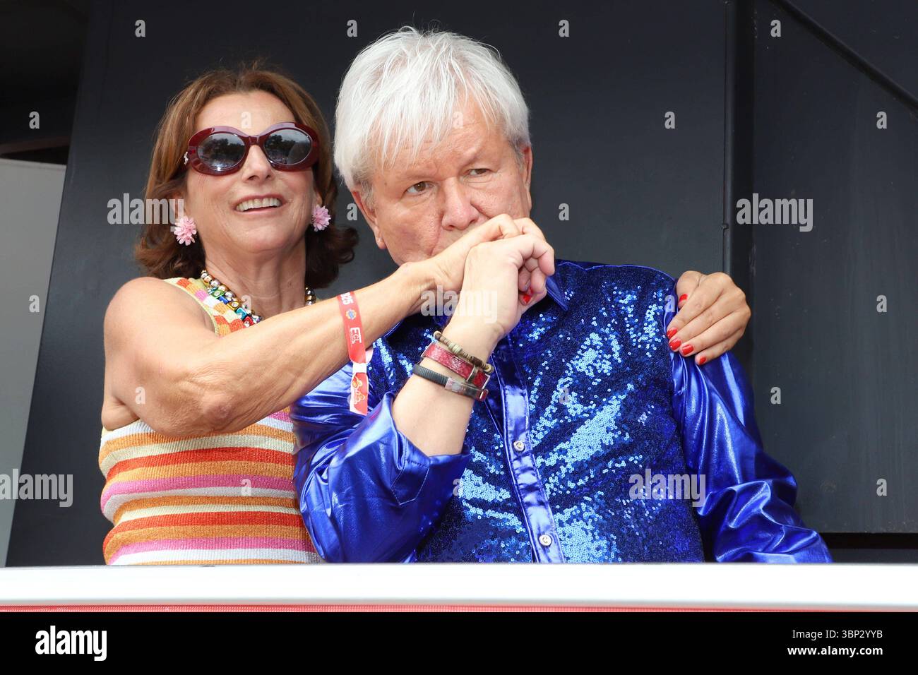 Schlagermove Hamburg Claudia Obert, G. G. Anderson, Schlagermove Hamburg, 05.07.2025 *** Schlagermove Hamburg Claudia Obert, G Anderson, Schlagermove Hamburg, 05 07 2025 Copyright: XEventpressxBecherx Stockfoto