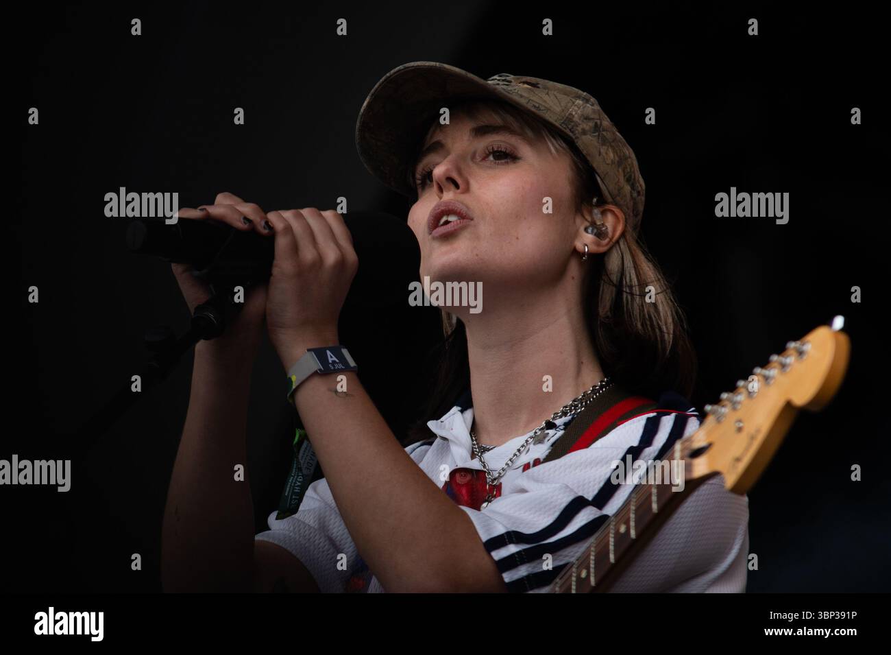 London, England. Juli 2025. Die aufstrebende Künstlerin Sofy tritt auf der Rainbow-Bühne im BST Hyde Park auf. Cristina Massei/Empics/Alamy Live News Stockfoto
