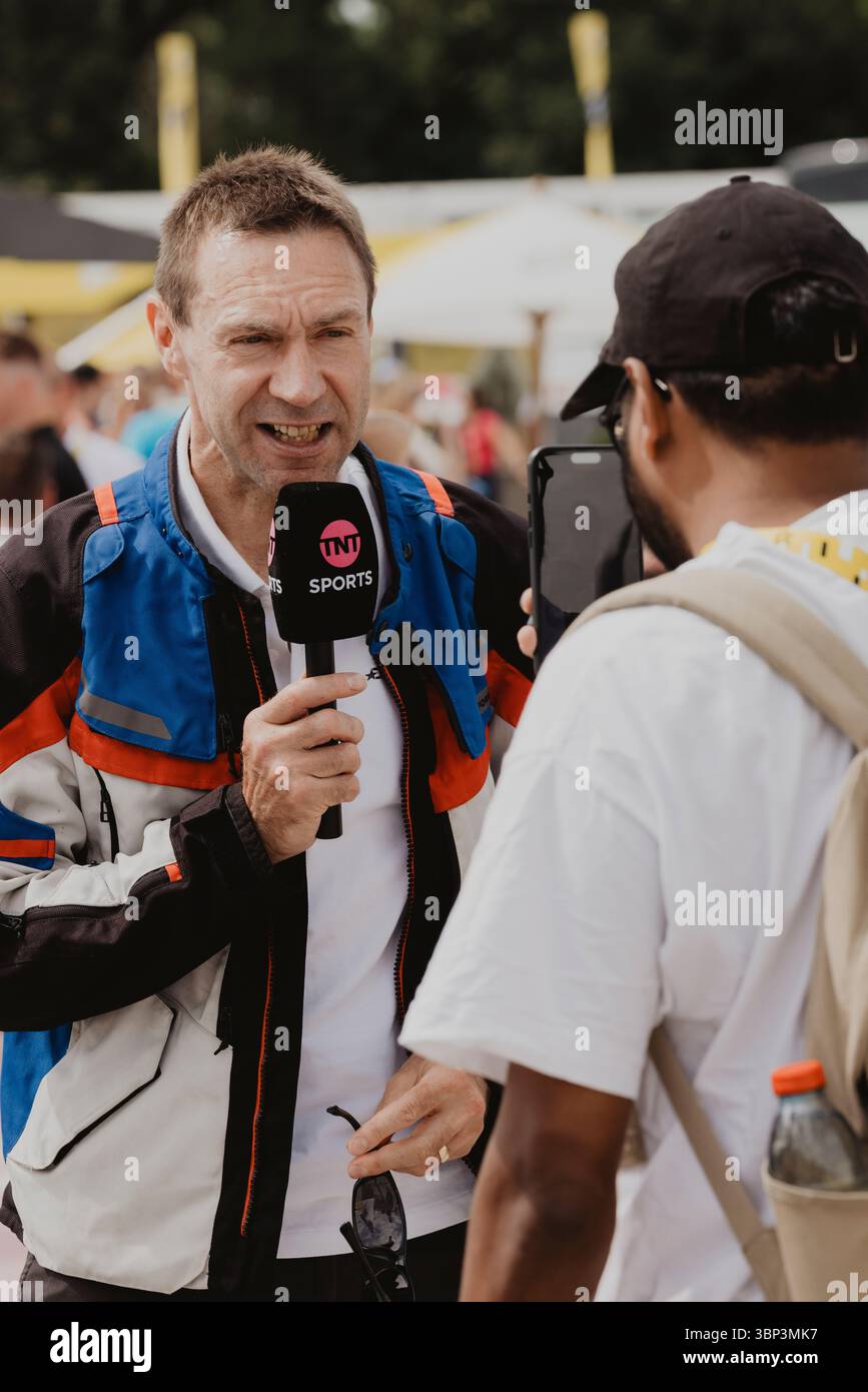 2025 Tour de France Bildnachweis: PelotonPix / Dave Dodge Photography Stockfoto