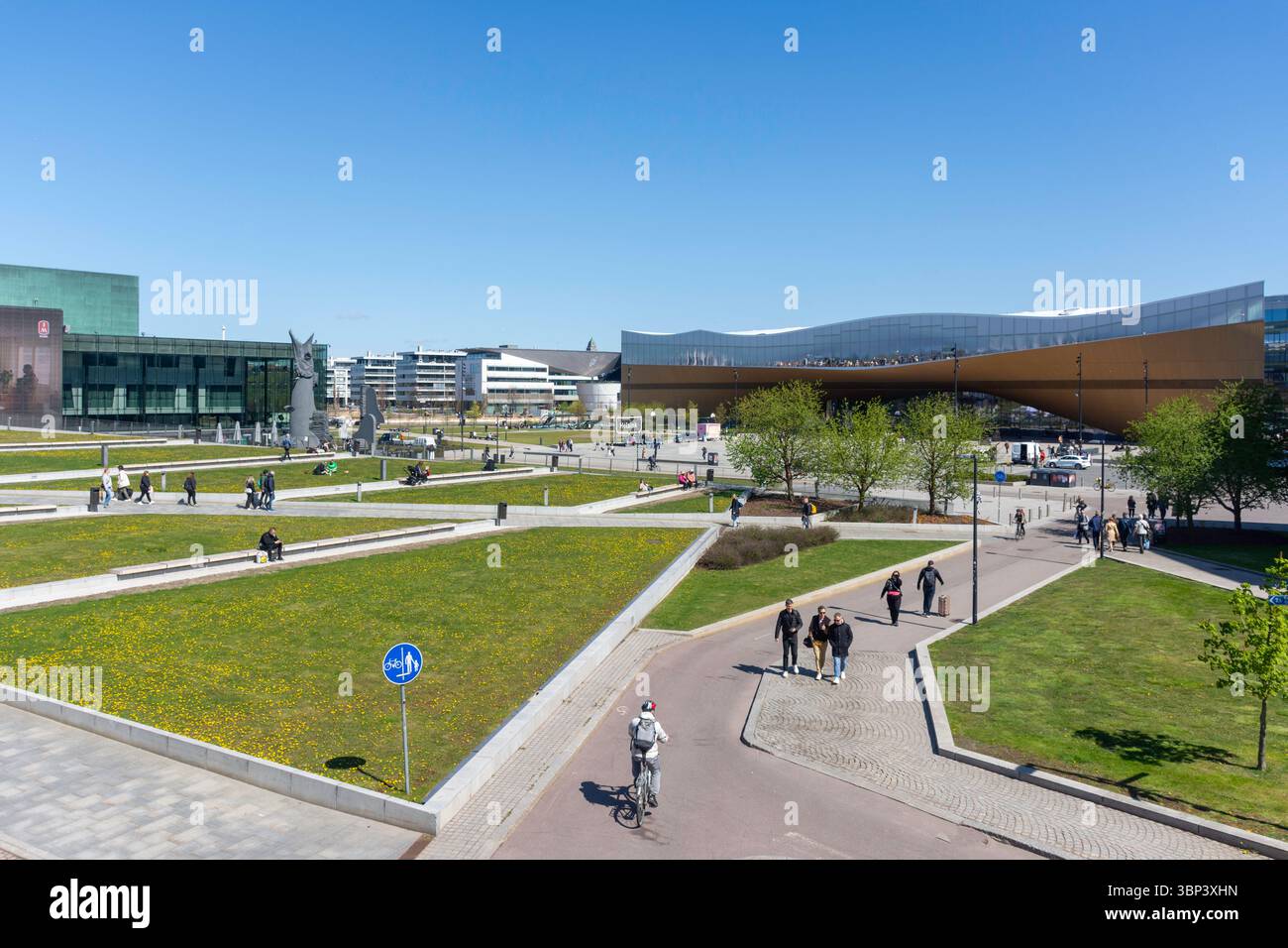 Kansalaistori Square, Kluuvi, Stadt Helsinki, Region Uusimaa (Nyland), Republik Finnland Stockfoto