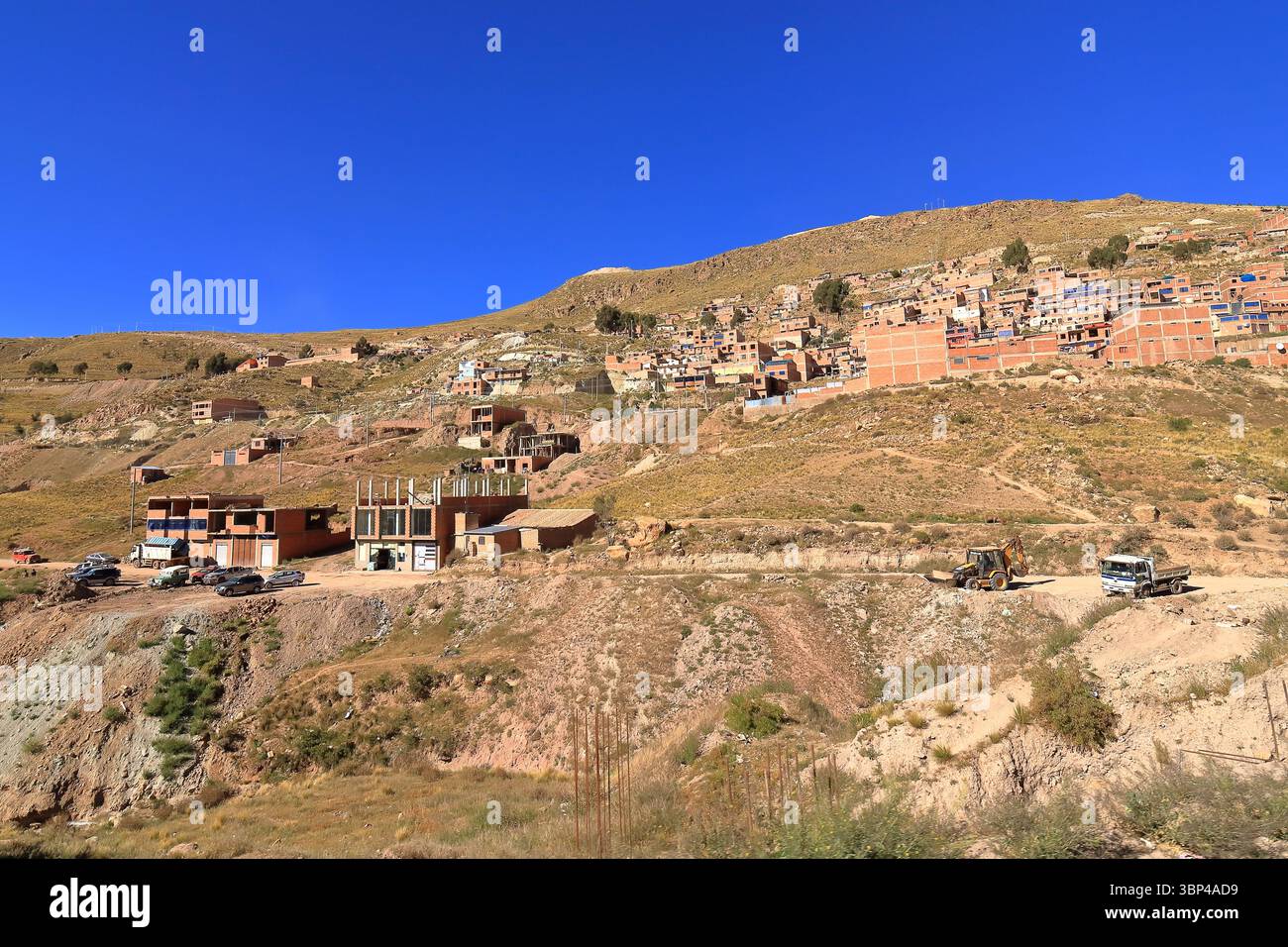 Der Blick über Potosi in Bolivien Stockfoto