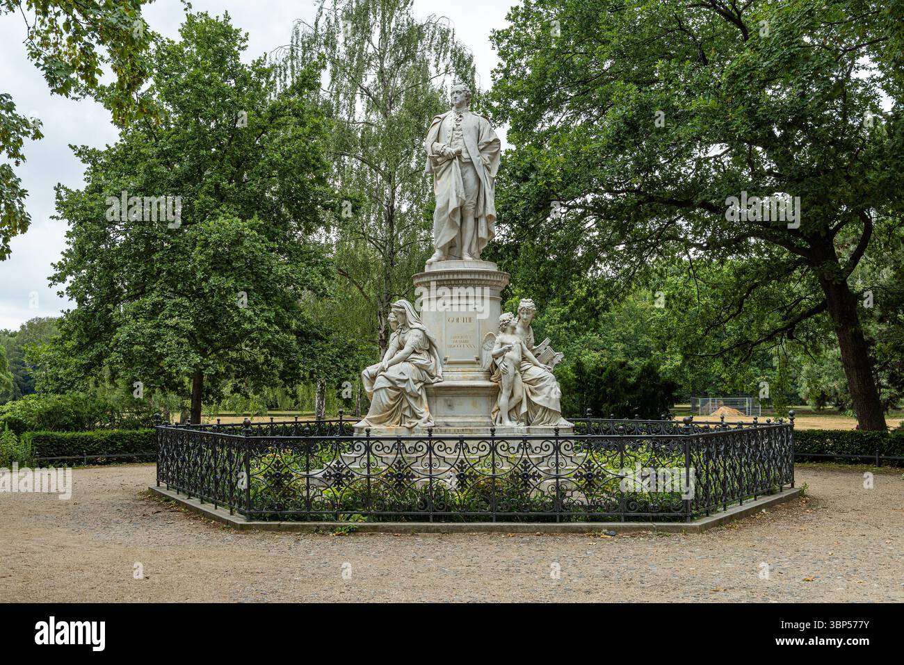 Goethe-Denkmal im Tiergarten, Berlin Stockfoto