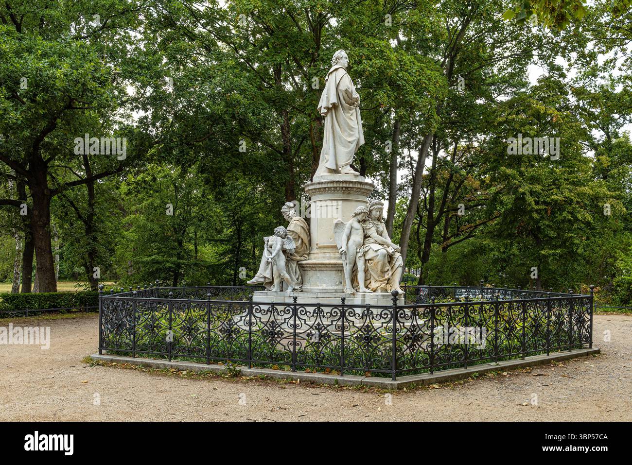Goethe-Denkmal im Tiergarten, Berlin Stockfoto