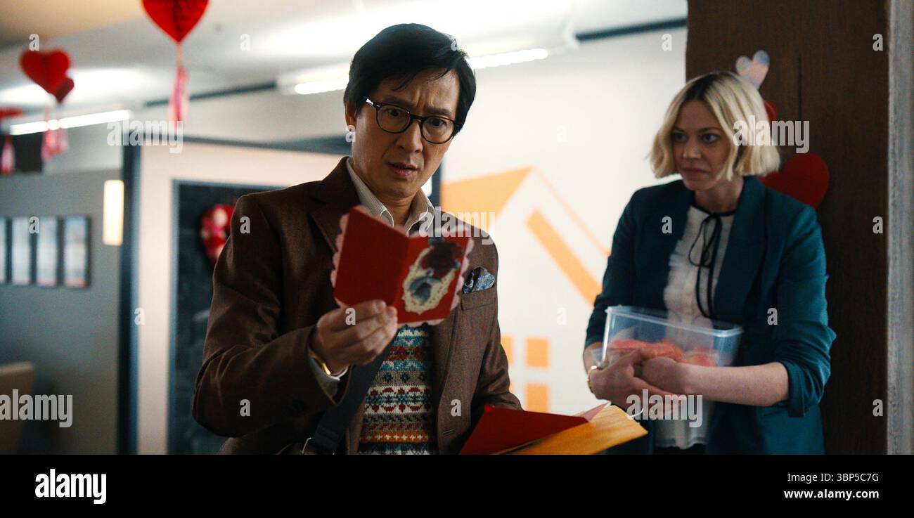 Liebe Tut Ke Huy Quan Und Lio Tipton Weh Stockfoto