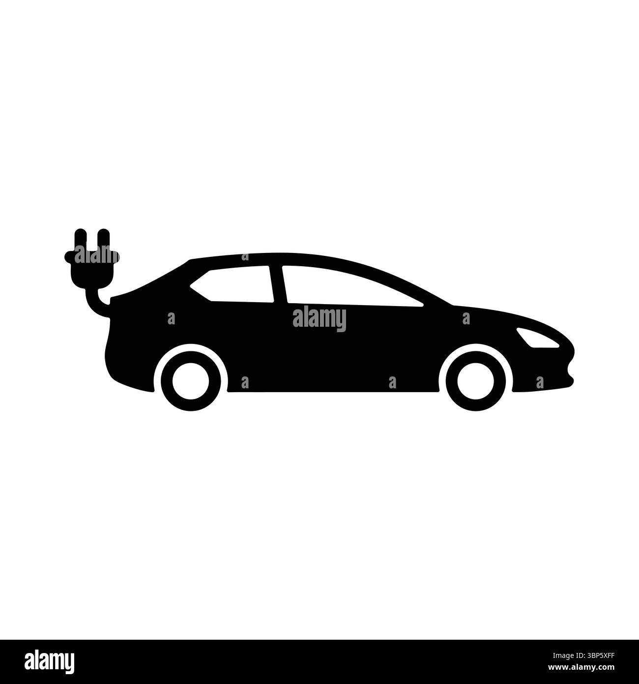 Elektrofahrzeug Icon Design Ladestation Automobilindustrie Kraftfahrzeugindustrie Energie Transport Energie Stock Vektor