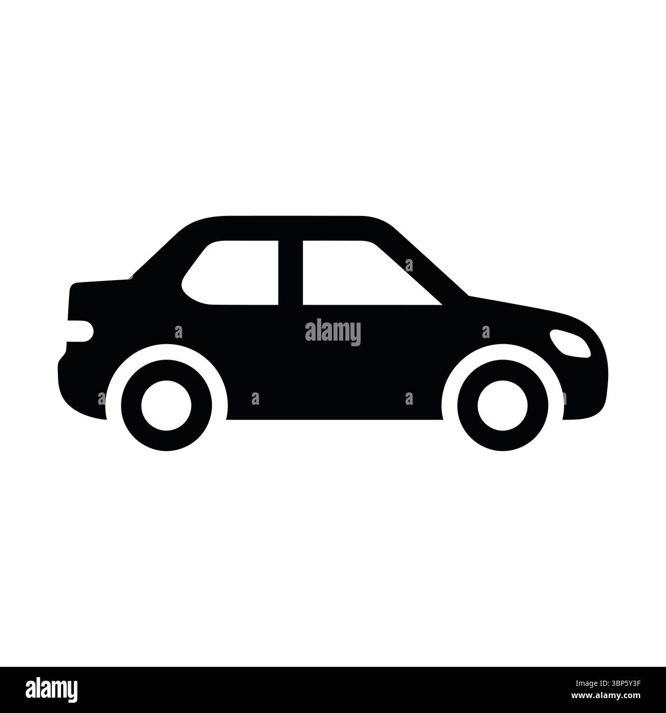 Automobil Fahrzeugtransport Auto Auto Pkw Limousine Motorwagen Antrieb Design Symbol grafische Fahrt Stock Vektor