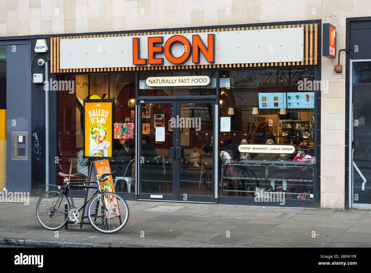 Leon Restaurant in London England Großbritannien Stockfoto