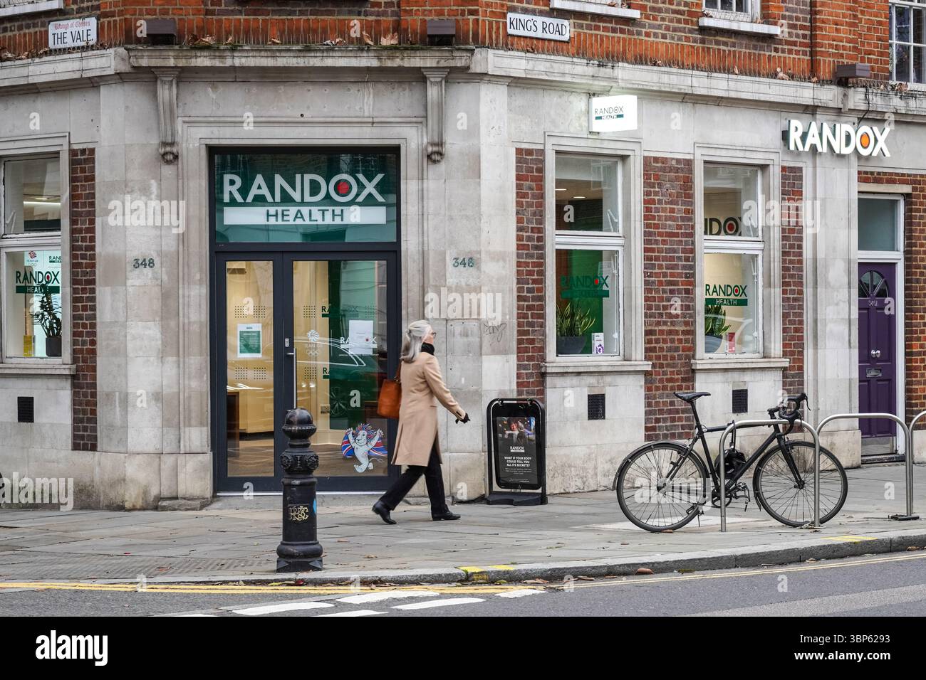Randox Health Clinic on Kings Road, Chelsea, London England Vereinigtes Königreich Großbritannien Stockfoto