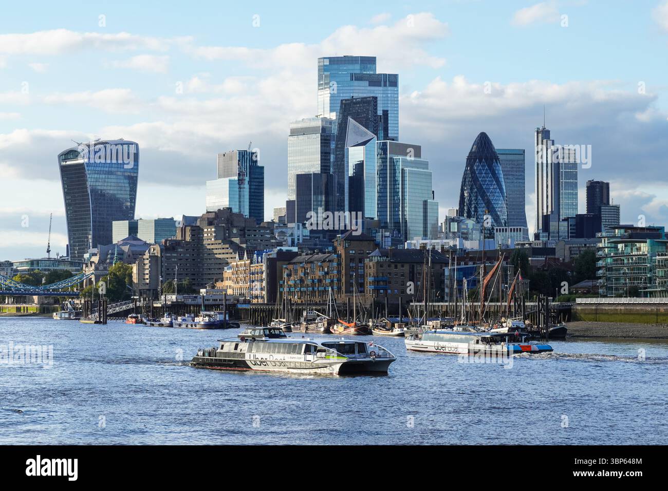 Die City of London Wolkenkratzer, das Square Mile Geschäftsviertel in London, England, Großbritannien Stockfoto