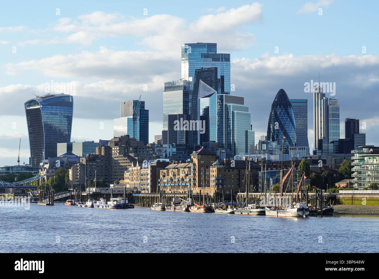 Die City of London Wolkenkratzer, das Square Mile Geschäftsviertel in London, England, Großbritannien Stockfoto